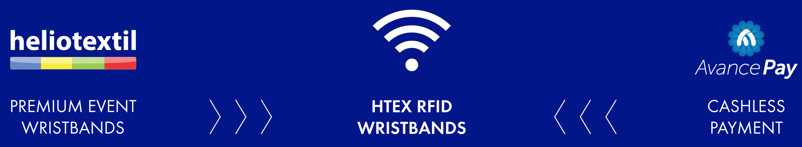 Heliotextil AvancePay RFID NFC Wristbands